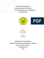 Laporan Praktikum 4 Kimia Farmasi Analitik Ii Turunan Analgetik Dan Antipiretik