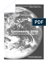 CARSHARING 2000 – A HAMMER FOR SUSTAINABLE DEVELOPMENT 