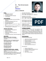 CV of James Fermanejo