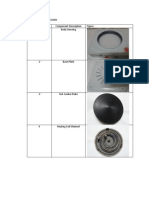 Design For Assembly: Electric Cooker No of Component Component Description 1 Body Housing