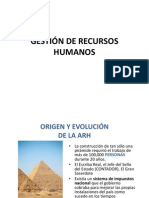 GESTIÓN DE RECURSOS HUMANOS