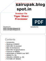 WWW - Sairupak.blog Spot - In: Seminar On Tiger Sharc Processor