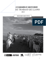 Resumen Ejecutivo PESCU Cantos de Trabajo de Llano