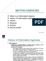 Lesson#4 Information Agencies