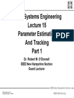 Radar 2009 A_15 Parameter Estimation and Tracking Part 1