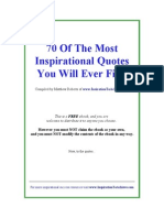 70 Inspirational Quotes