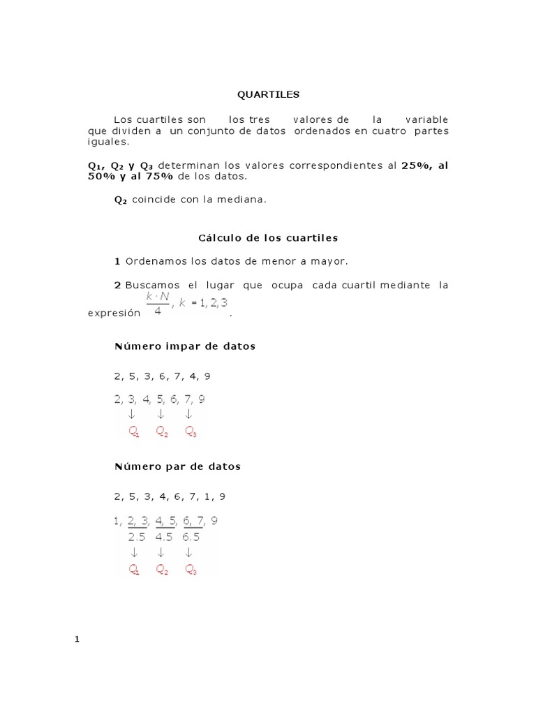 Quartiles Curtosis y Asimetria Skewness Quantile
