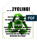 Recycling Stem Flyer