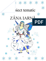 Proiect Tematic ZANA IARNA