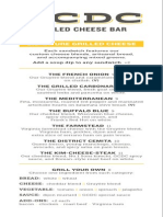 GCDC Daytime Menu