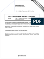 IGCSE Maths 2012 October November Paper 21 Mark Scheme0510 - w12 - Ms - 21