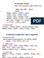 Curs 2-H2O2, H2O, Oxizi