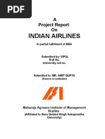 Project On Indian Airlines