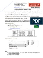 Syllabus EET 3732 - Linear Control Systems - CRN 25439 - Spring 2014