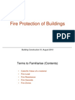 Fire Protection of Buildings: Building Construction IV, August 2010