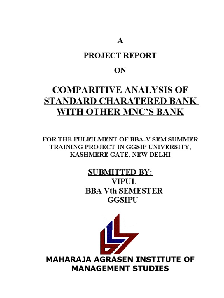 Comparative Analysis of Standard Chartered | PDF | Transaction Account ...