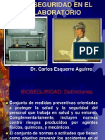 Bioseguridad en El Laboratorio I