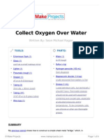 Collect Oxygen Over Water
