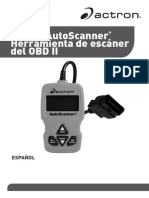 Actron Scaner Manual, CP9575 (Español)