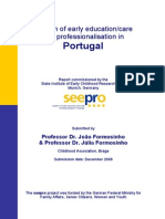 System of Early Education Care and Professionalisation in - Portugal