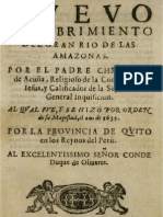 Cristoval de Acuña. Nuevo Descubrimiento Del Gran Rio de Las Amazonas.