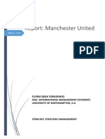 Analysis of Manchester United Business