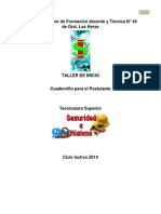 Cuadernillo para Seguridad e Higiene