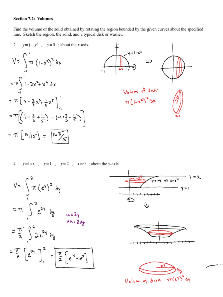 Calculating Volumes | PDF