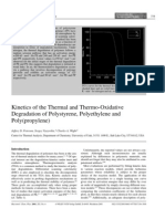 Kinetics Of the Thermal and Thermo-Oxidative