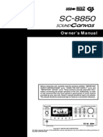 Roland SC-8850 Owner's Manual 2000