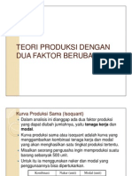 11 Teori Produksi Dengan 2 Faktor Berubah OK