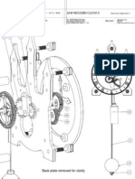 Patron para Hacer Reloj de Madera Calado