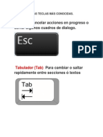 Función de Las Teclas Más Conocidas
