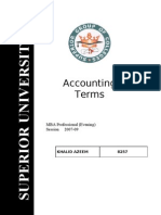 Accounting Terms