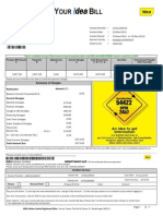 IDEA Cellular bill details