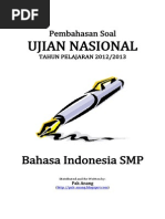 Download Pembahasan Soal UN Bahasa Indonesia SMP 2013 by mmmahbubg SN215639023 doc pdf