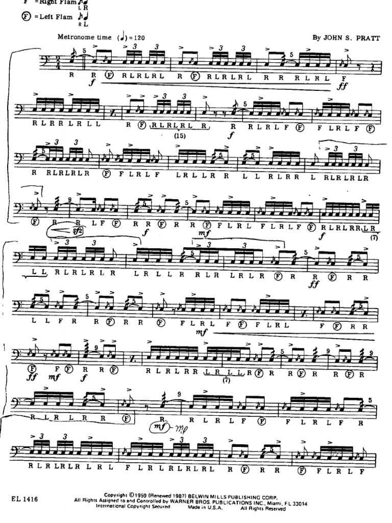 Drum Corps on Parade[1] Traditional Drumming Rhythm And Meter