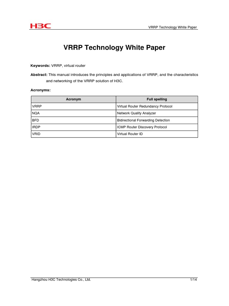 Router research paper image