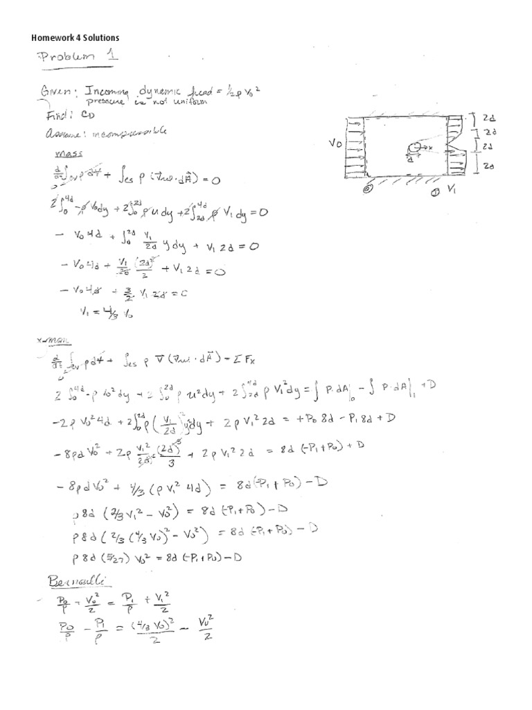 Fluid Mechanics Homework PDF Fluid Mechanics Gas Technologies