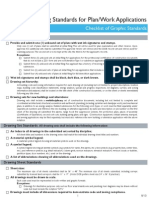 Drawing Standards For Plan/Work Applications: Checklist of Graphic Standards