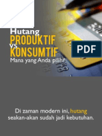 Hutang Produktif vs Hutang Konsumtif