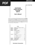 Digitronik Digital Indicating Controller SDC10 User's Manual