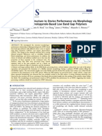 Relating Chemical Structure To Device Performance Via Morphology Control in Diketopyrrolopyrrole-Based Low Band Gap Polymers