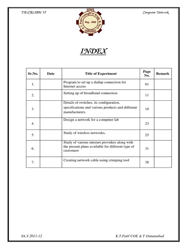 computer network lab manual Network Switch Access Free