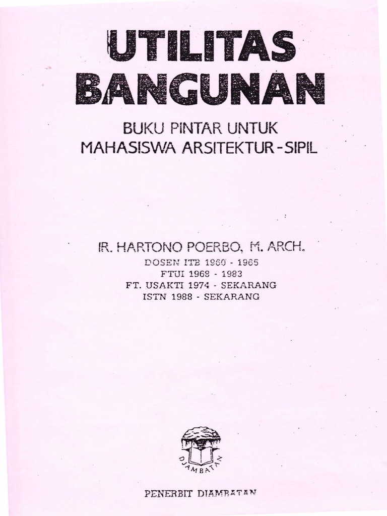 Buku Utilitas Bangunan