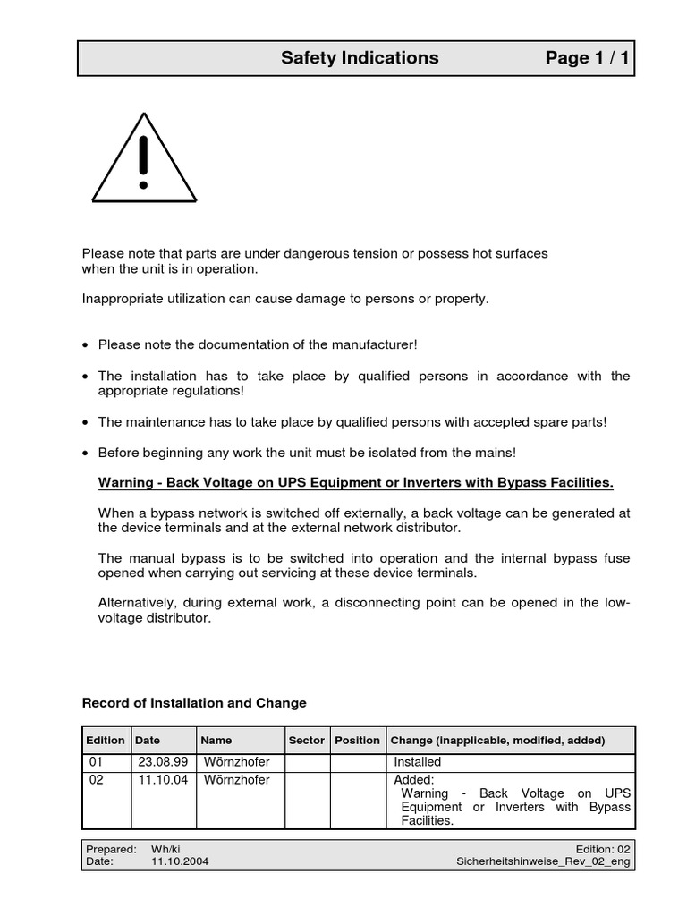 Safety Indications | PDF | Home & Garden | Computers