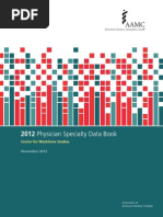 2012 Physician Specialty Data Book