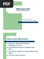 Download ged exam faq by RC Gonzalez SN21567493 doc pdf