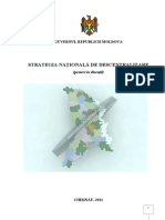 Proiectul Strategiei Nationale de Descentralizare