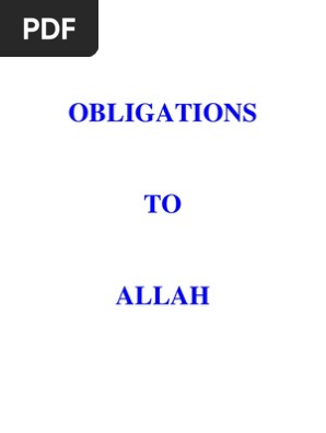 Obligations To Allah Prophets And Messengers In Islam Muhammad